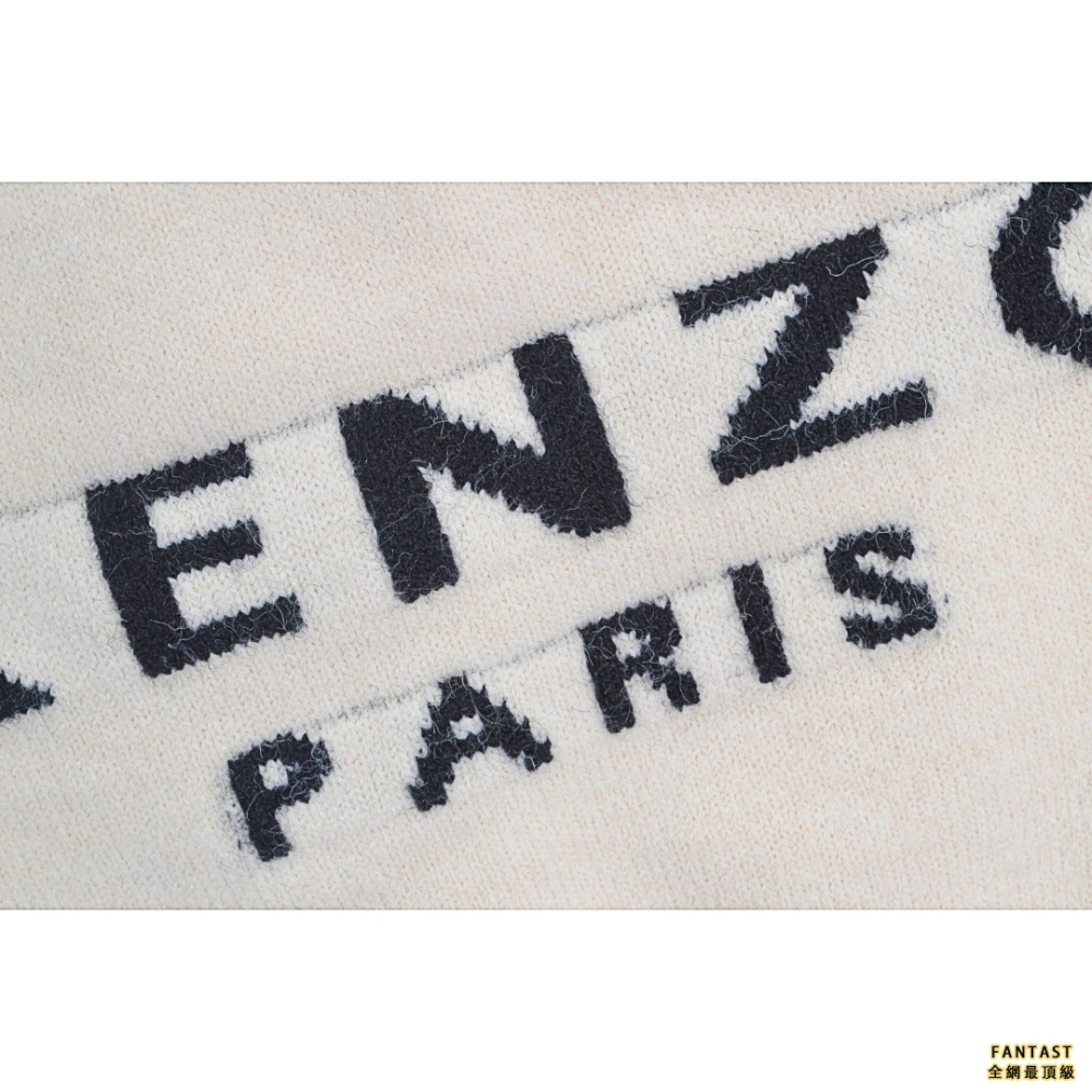 KENZO 22FW 小紅花圓領毛衣
