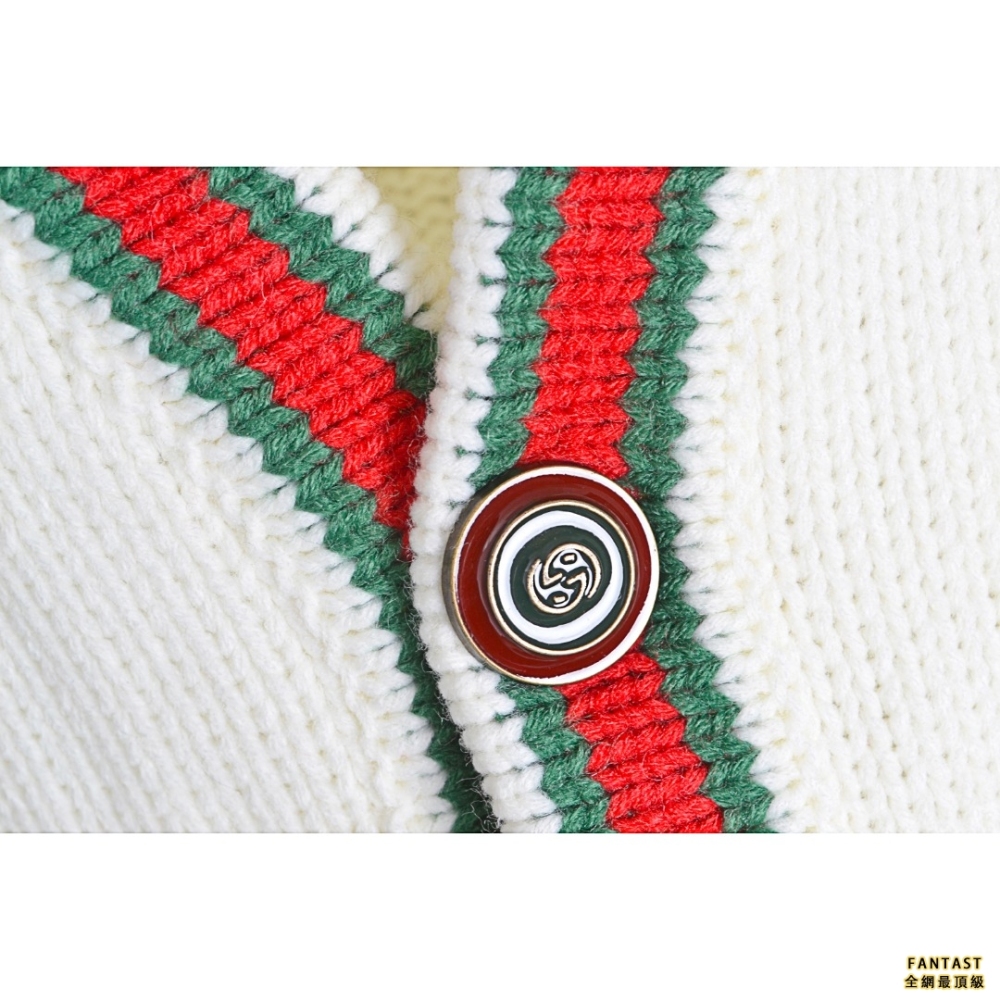 Gucci/古馳 18Fw走秀款羊毛針織開衫  