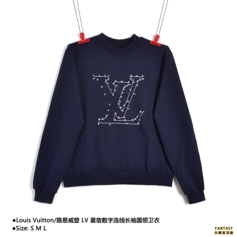 Louis Vuitton/路易威登  星宿數字連線長袖圓領衛衣