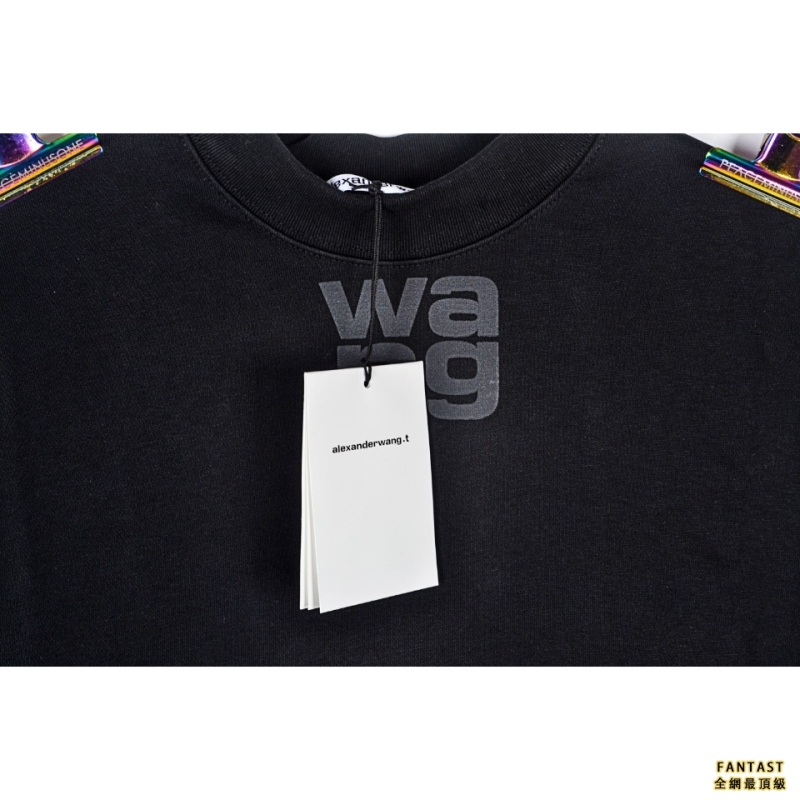 Alexander Wang/亞歷山大 極簡風設計logo衛衣