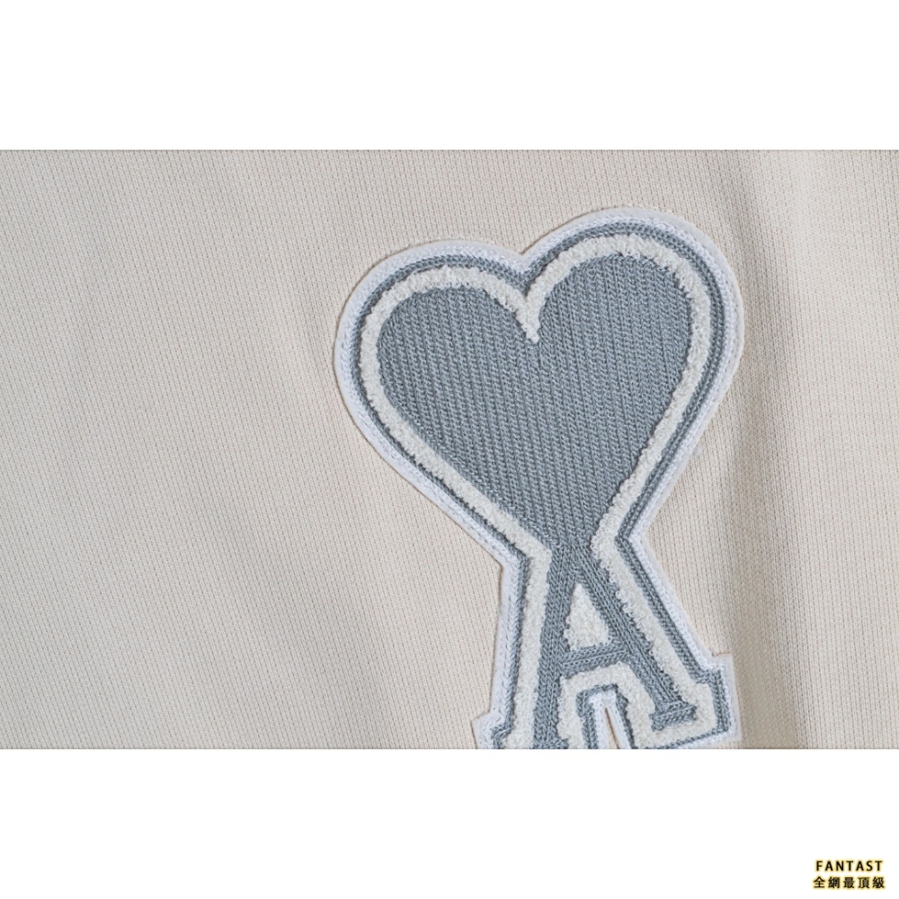 Ami 愛心刺繡圓領衛衣