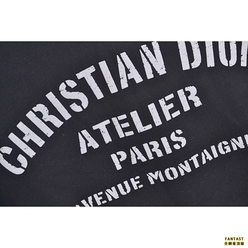 Dior/迪奧 22Fw 發泡字母印花連帽衛衣
