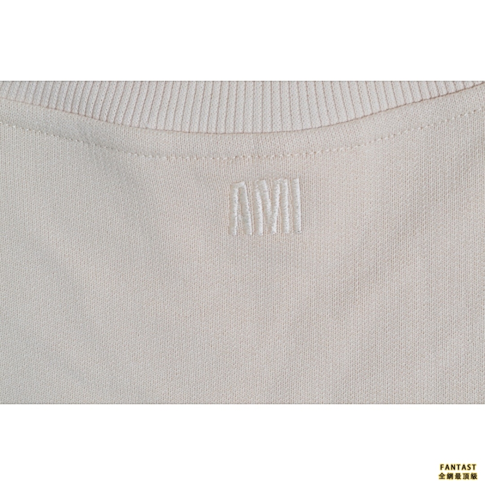 Ami 愛心刺繡圓領衛衣