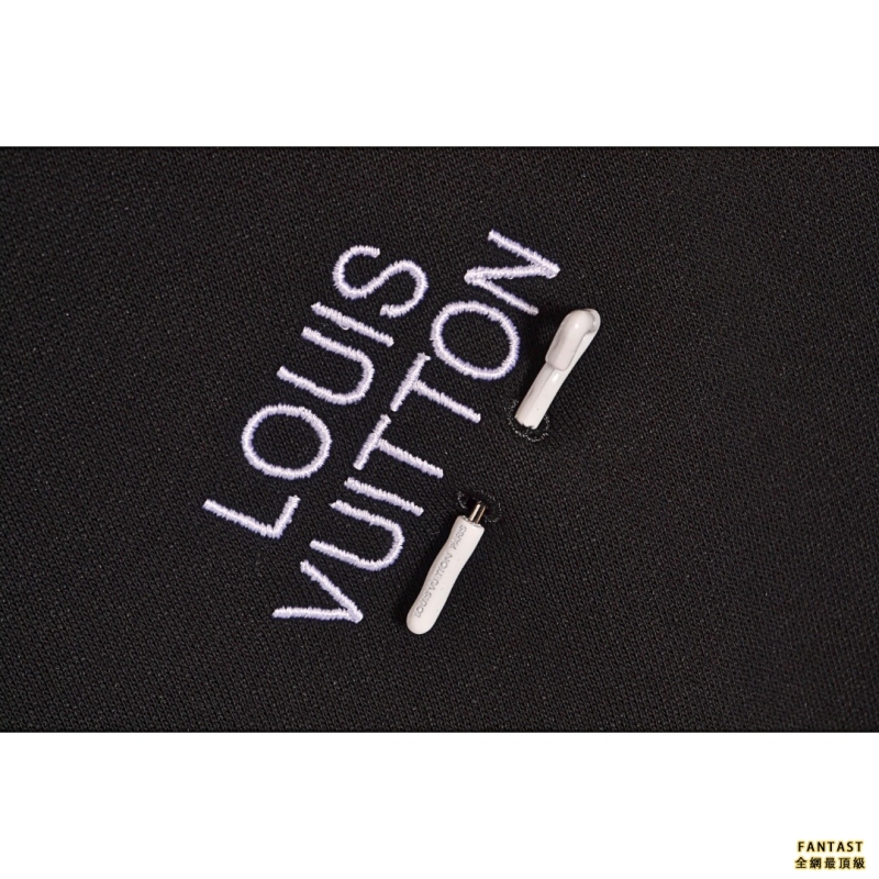 Louis Vuitton/路易威登 LV 22FW 別針刺繡連帽衛衣