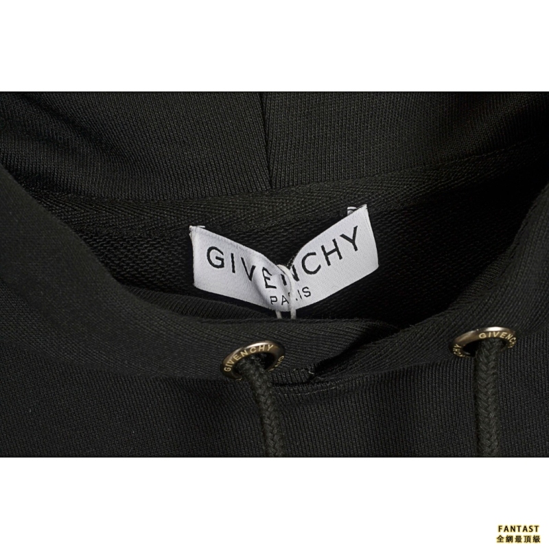 Givenchy/紀梵希 22ss 四宮格logo刺繡連帽衛衣