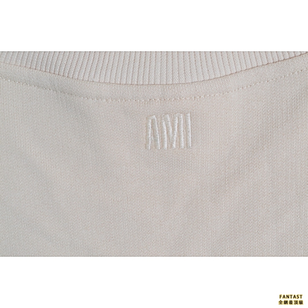 Ami 愛心刺繡圓領衛衣