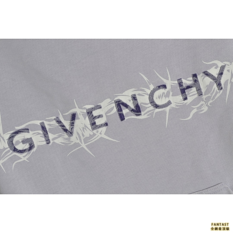 Givenchy/紀梵希 22FW 牙刷繡荊棘連帽衛衣
