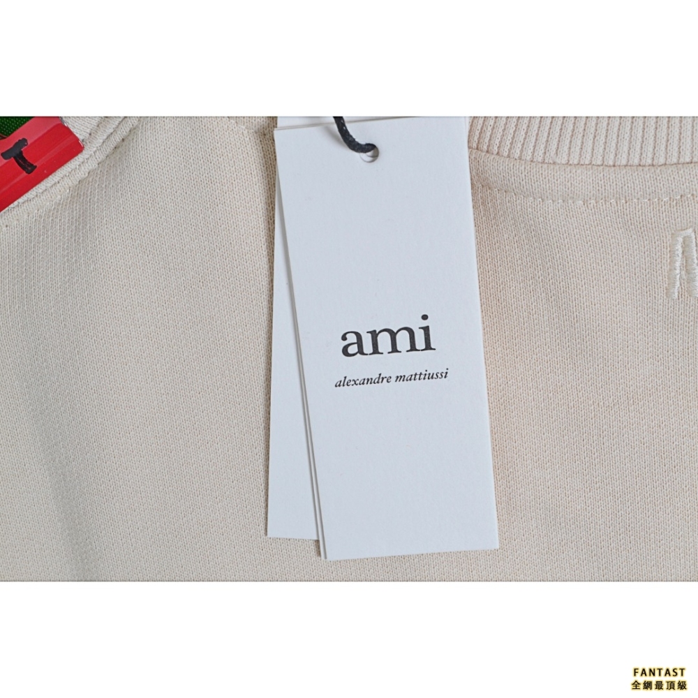 Ami 愛心刺繡圓領衛衣