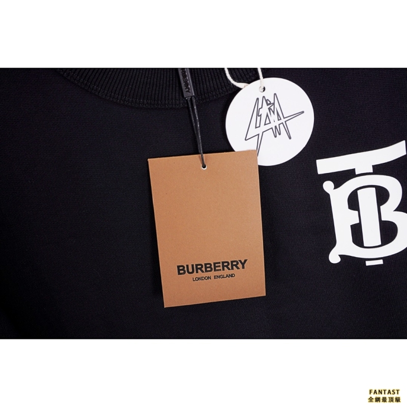 Burberry/巴寶莉 經典壓膠TB 圓領衛衣