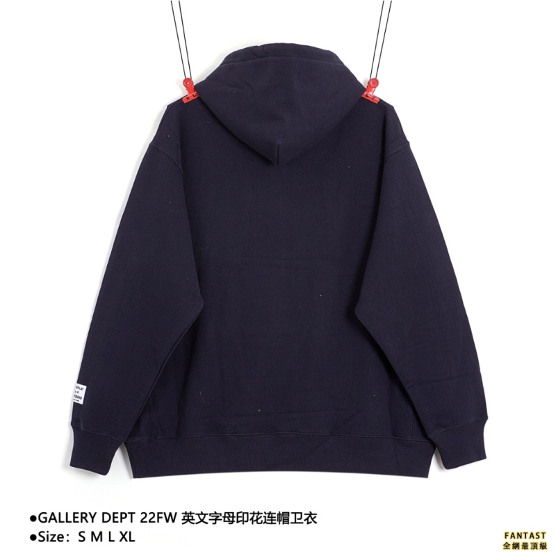 GALLERY DEPT 22FW 英文字母印花連帽衛衣