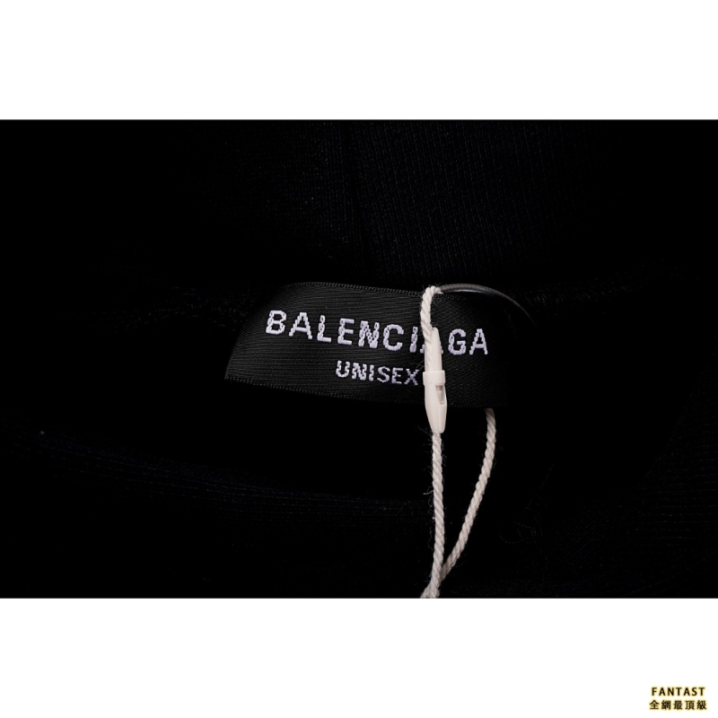 Balenciaga/巴黎世家 雙人牽手背後二十四國家印花連帽衛衣
