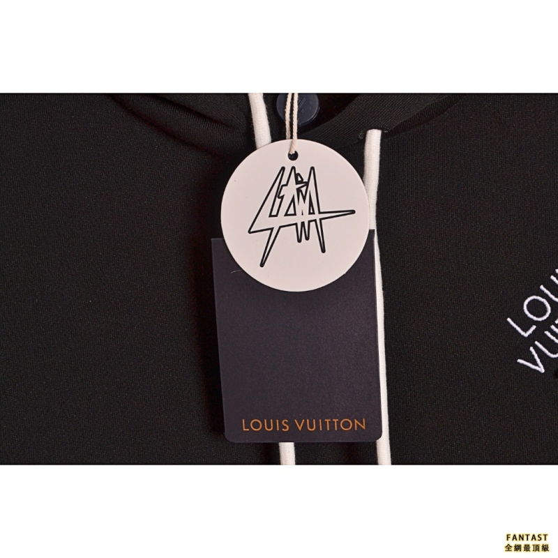 Louis Vuitton/路易威登 LV 22FW 別針刺繡連帽衛衣