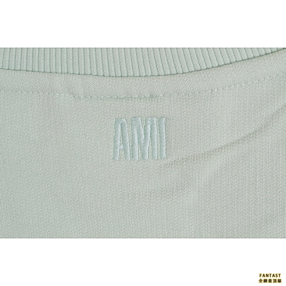 Ami 愛心刺繡圓領衛衣