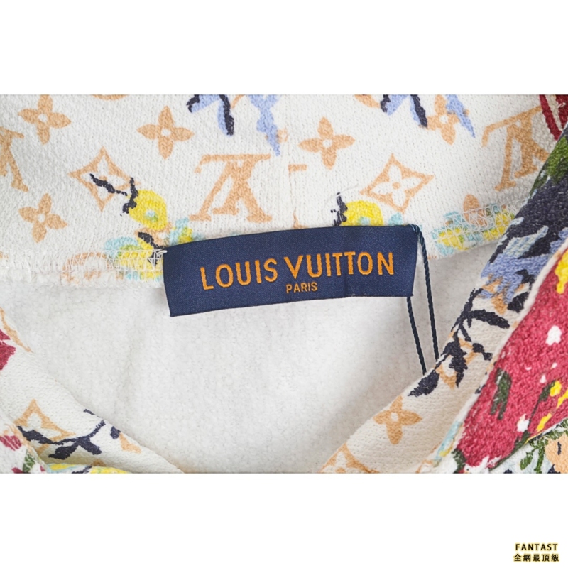 Louis Vuitton/路易威登 LV 2022秀款 花卉老花圖案連帽衛衣