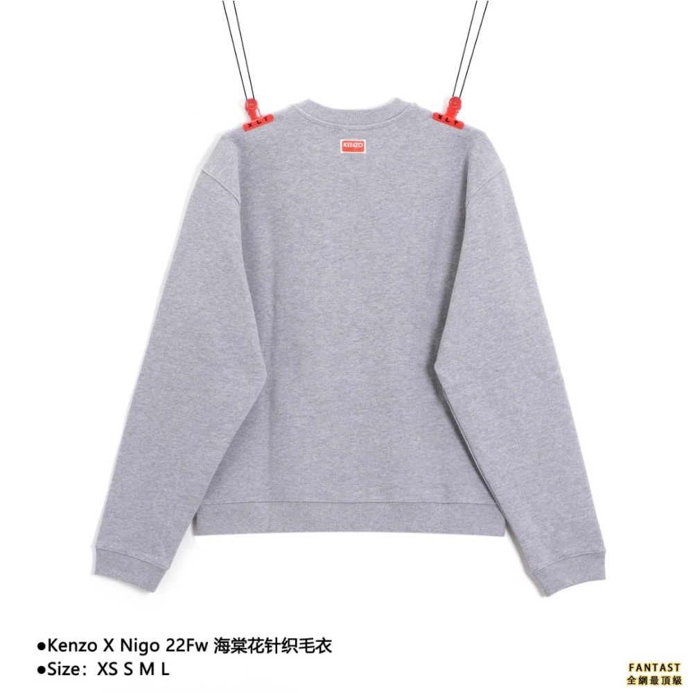 Kenzo/高田賢三 22Fw 海棠花印花圓領衛衣