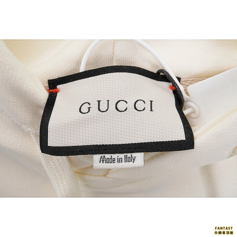 Gucci/古馳 經典款標識印花連帽衛衣