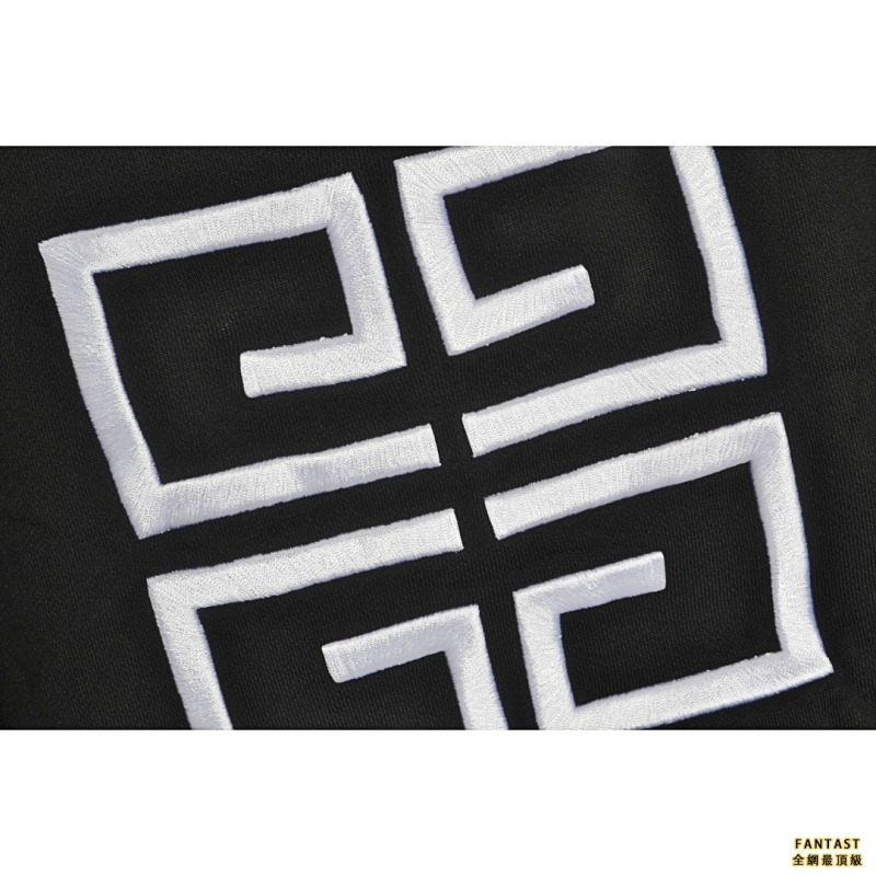 Givenchy/紀梵希 22ss 四宮格logo刺繡連帽衛衣