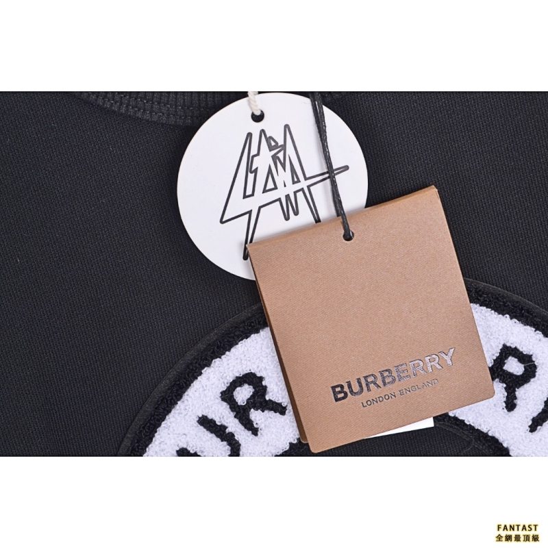 Burberry/巴寶莉 22FW 圓圈毛巾繡圓領衛衣