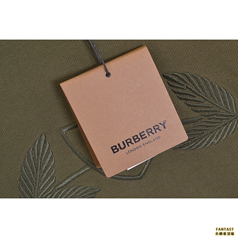 Burberry/巴寶莉 22FW 橡木葉橄欖枝徽章刺繡圓領衛衣