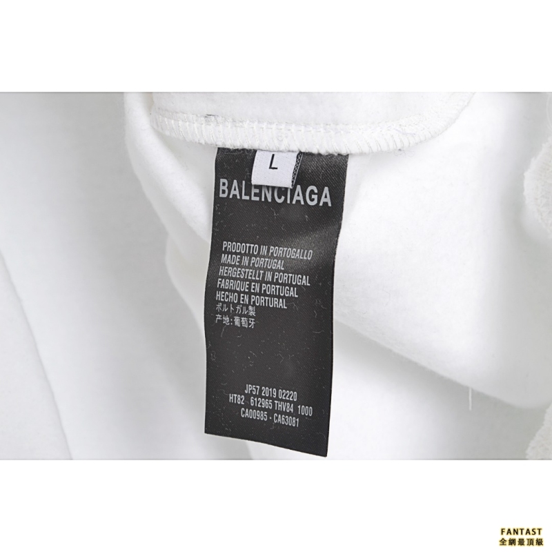 Balenciaga x NASA聯名款Logo繡標連帽衛衣