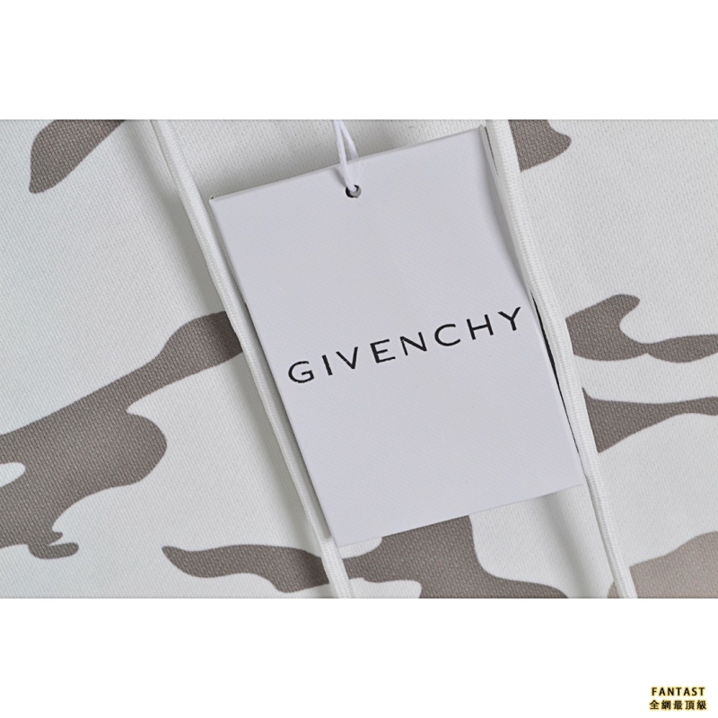 Givenchy/紀梵希 22Fw 迷彩印花logo連帽衛衣