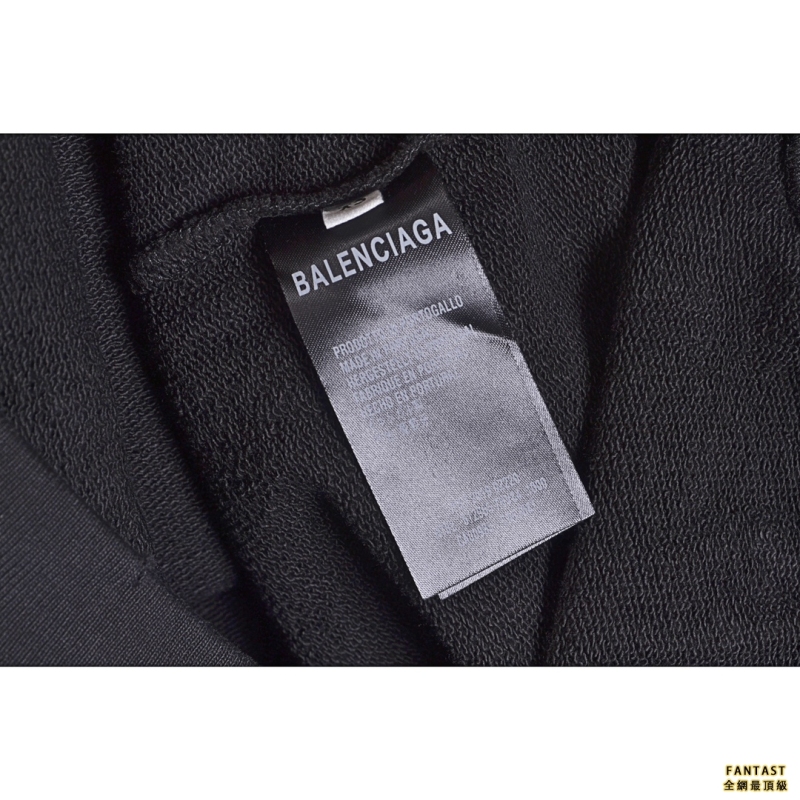 Balenciaga/巴黎世家 水洗閃電印花連體帽衛衣