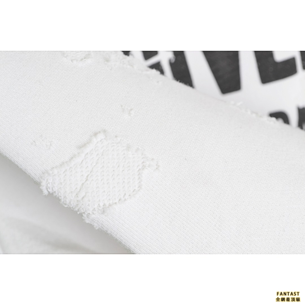 Givenchy/紀梵希經典大破洞字母印花圓領衛衣