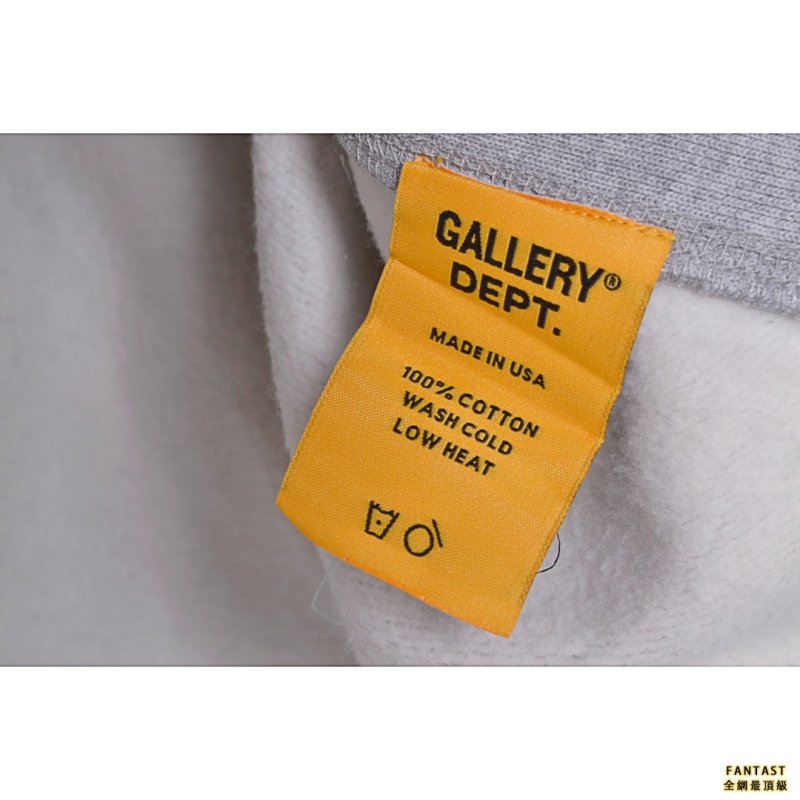 GALLERY DEPT 22FW 英文字母印花连帽卫衣