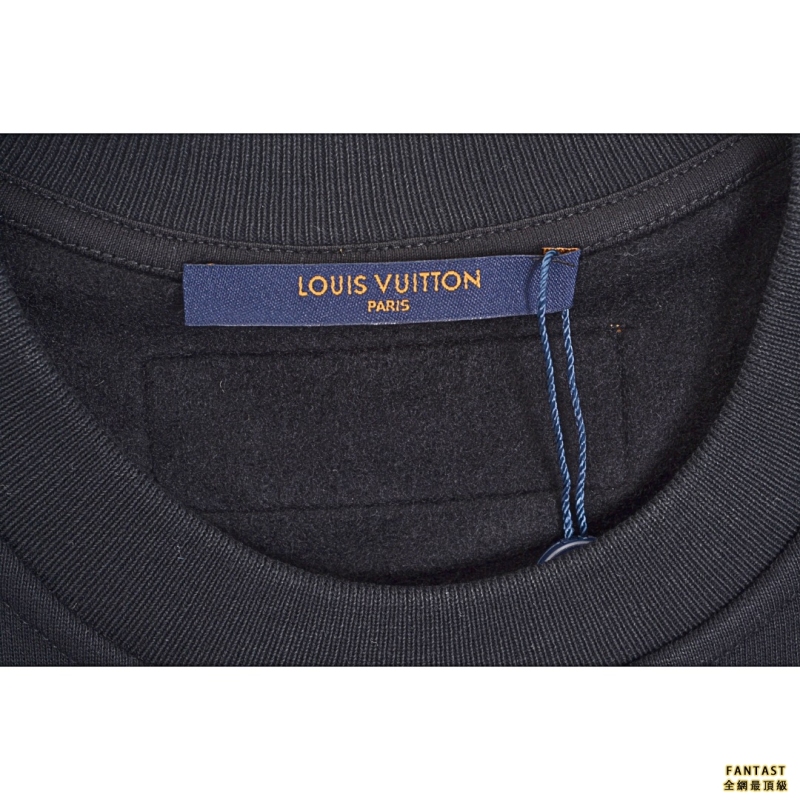 Louis Vuitton/路易威登 LV 22FW 五線譜刺繡圓領衛衣