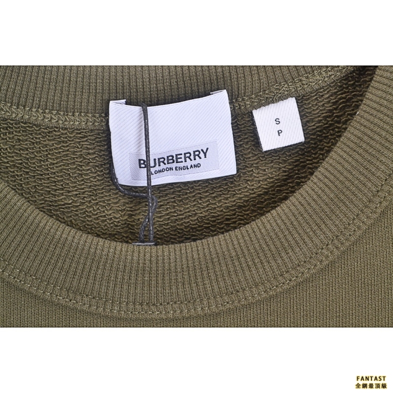 Burberry/巴寶莉 22FW 橡木葉橄欖枝徽章刺繡圓領衛衣