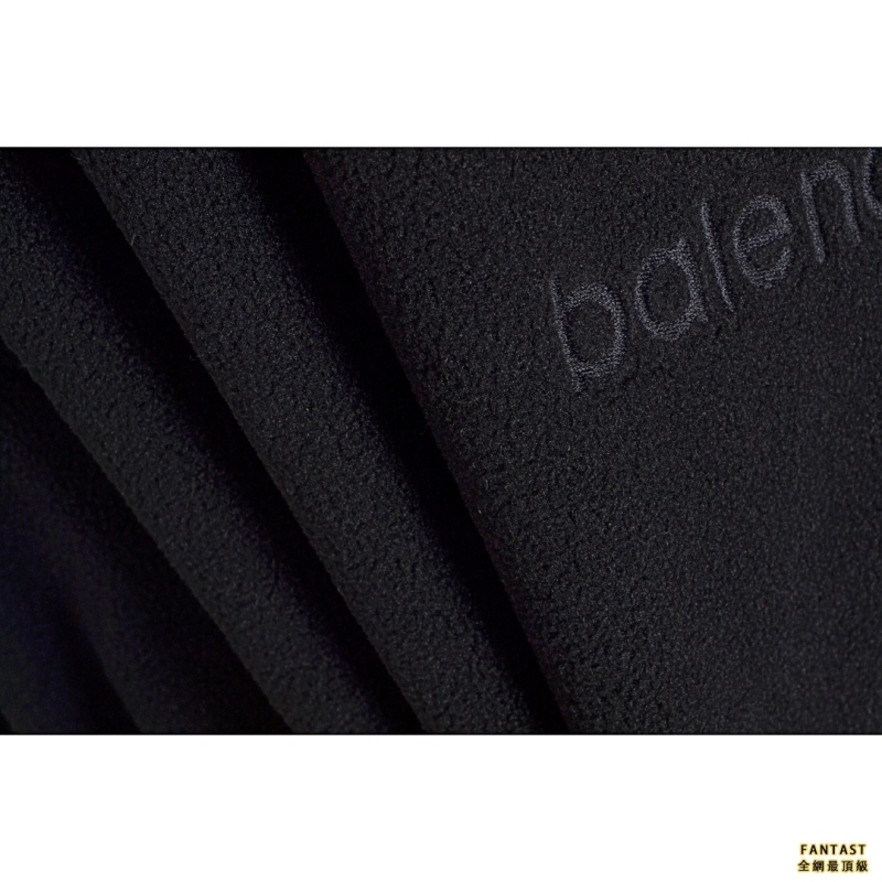 Balenciaga/巴黎世家 22FW 3M刺繡搖粒絨圓領衛衣
