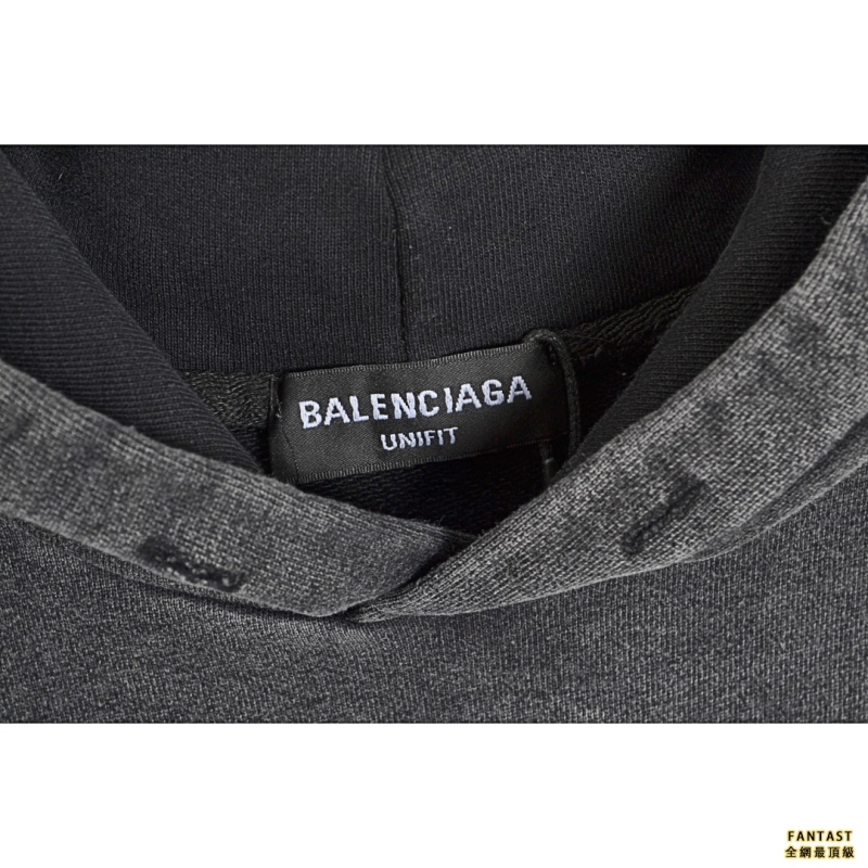 Balenciaga/巴黎世家 聯名AYA歌星樂隊水洗帽衫 