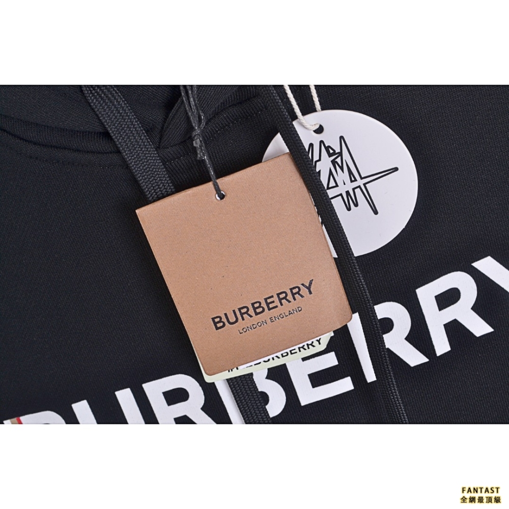 Burberry/巴寶莉 22FW 3D字母印花連帽衛衣