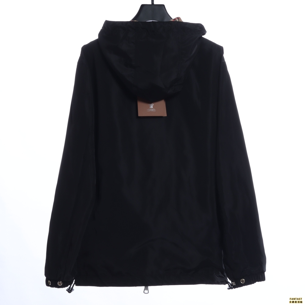 Burberry巴寶莉 經典小格子雙面夾克外套 