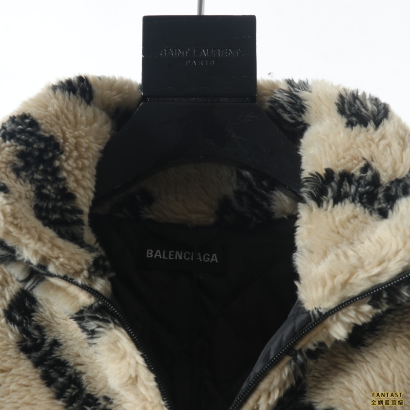 Balenciaga巴黎世家22fw 彈幕提花字母輪廓外套