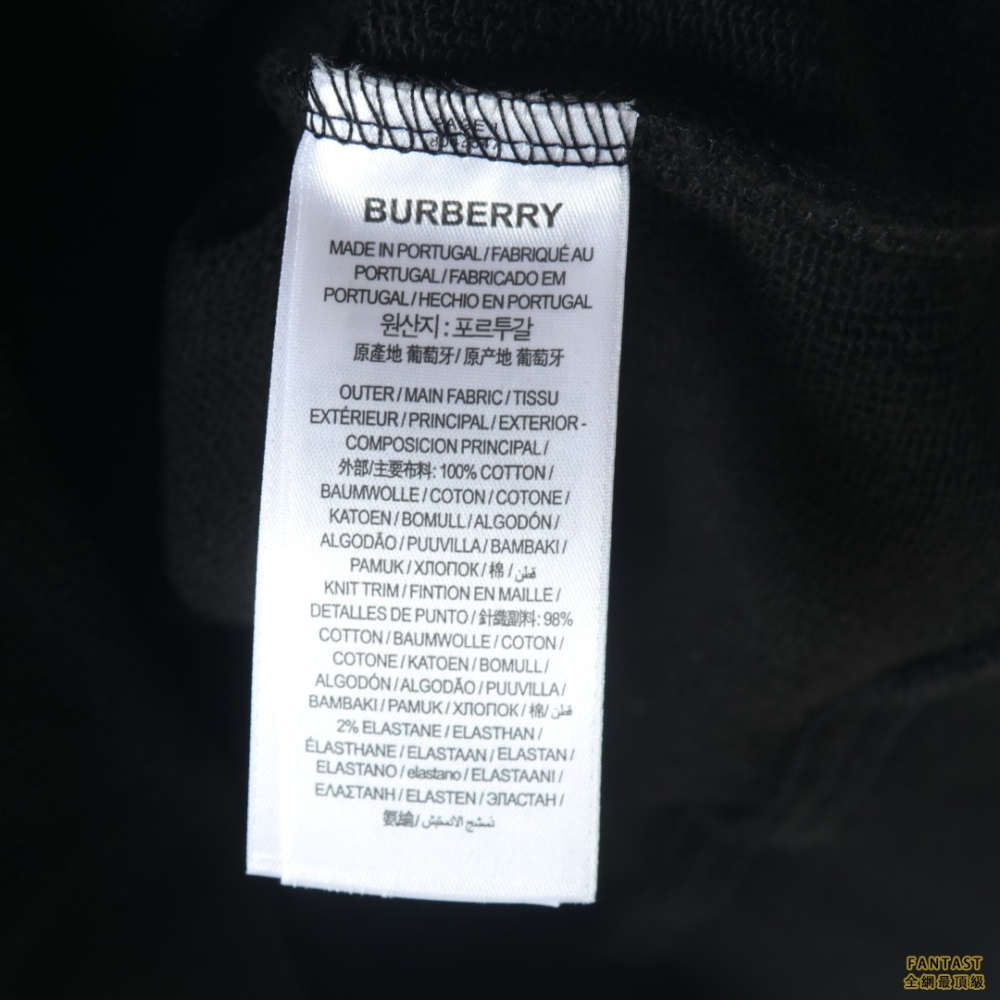 Burberry巴寶莉BBR 22FW 格子拼接拉鍊連帽外套