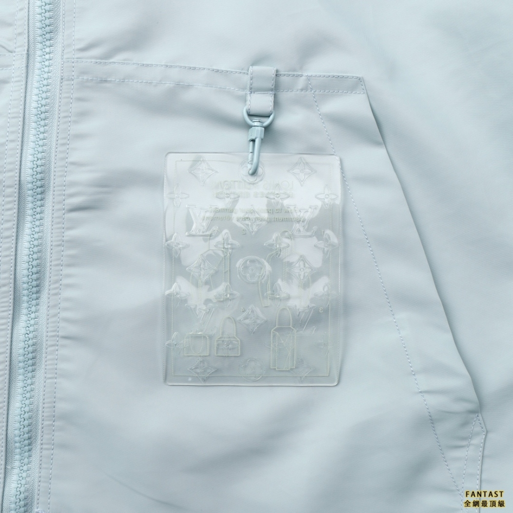新品 1V MONOGRA 雙面防風夾克（一件兩穿）