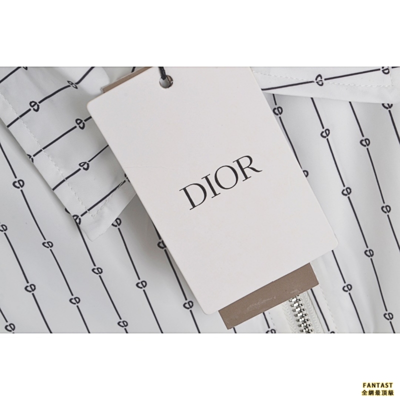 Dior/迪奧 22SS 愛心刺繡拉鍊長袖襯衫