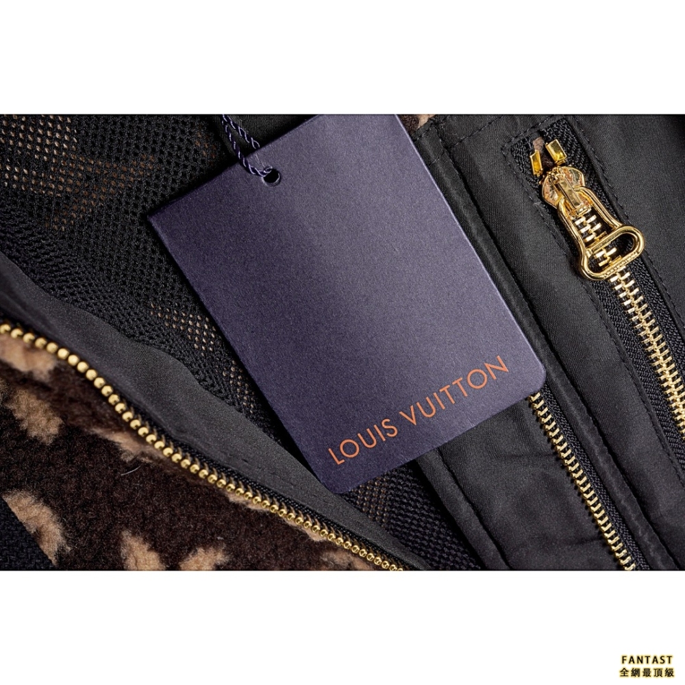 Louis Vuitton/路易威登 LV 滿印羊羔絨外套 
