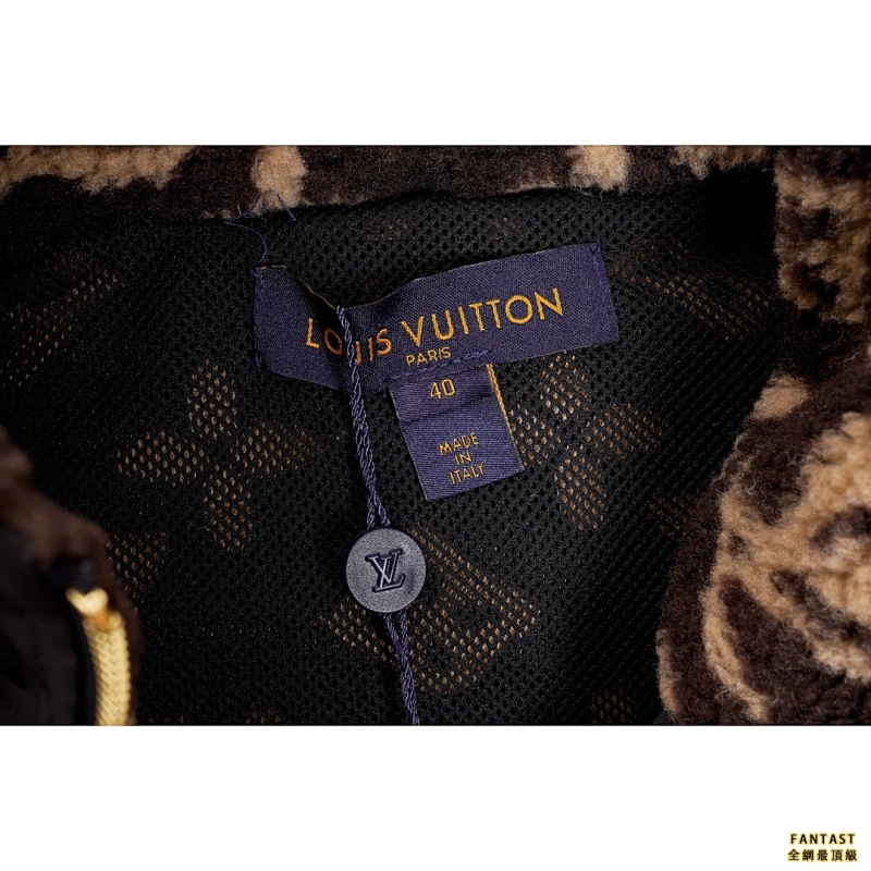 Louis Vuitton/路易威登 LV 滿印羊羔絨外套 