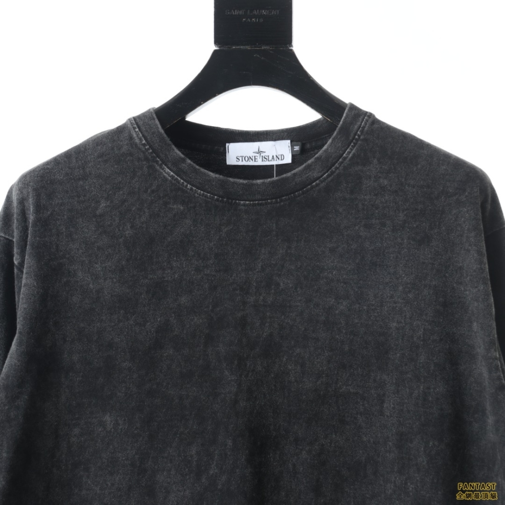 ​​​​​​​STONE ISLAND石頭島 經典刺繡徽章高街水洗長袖衛衣