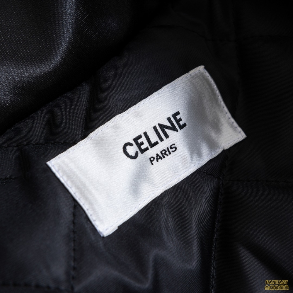 CELINE •緞面錦綸飛行員夾克