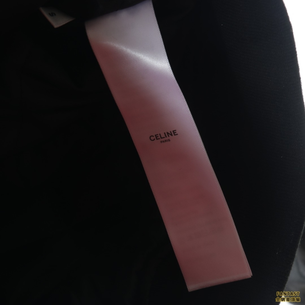 CELINE賽琳CE 22FW 緞面錦綸飛行員夾克棉服外套