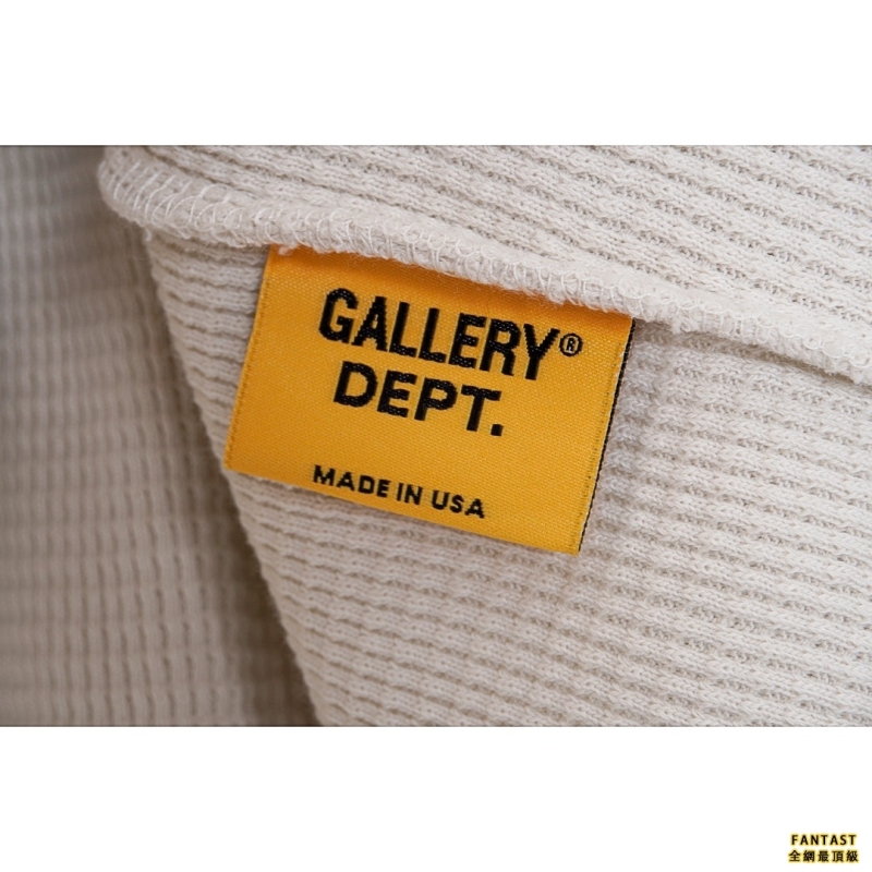 GALLERY DEPT 22FW 華夫格英文字母印花圓領長袖