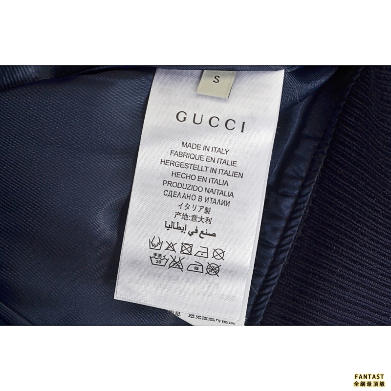 GUCCI × adidas三叶草 22FW三叶草织带棒球服外套