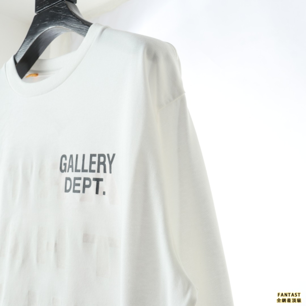GALLERY DEPT GD 基礎款後背印花長袖T恤