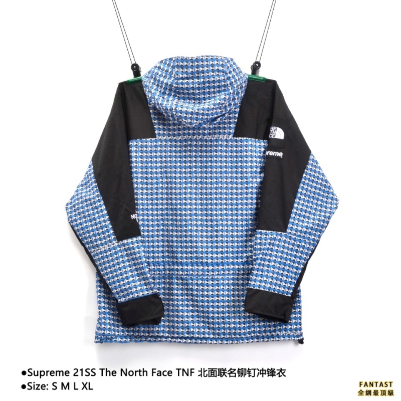 Supreme 21SS The North Face TNF 北面聯名鉚釘衝鋒衣 