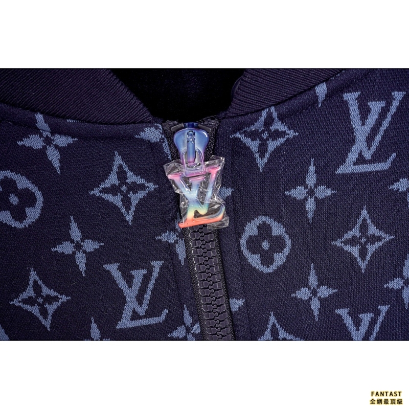 Louis Vuitton/路易威登 LV 老花提花滿文拉鍊夾克