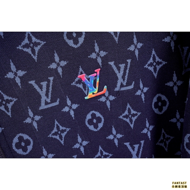 Louis Vuitton/路易威登 LV 老花提花滿文拉鍊夾克