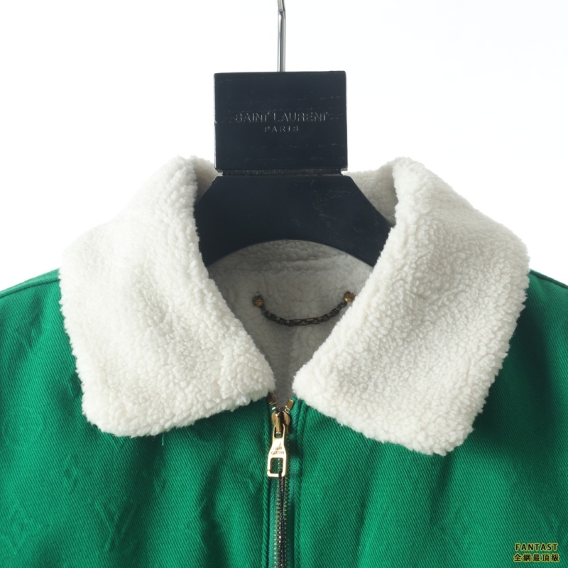 Louis Vuitton/路易威登 21Fw 暗紋壓花羊羔毛牛仔夾克